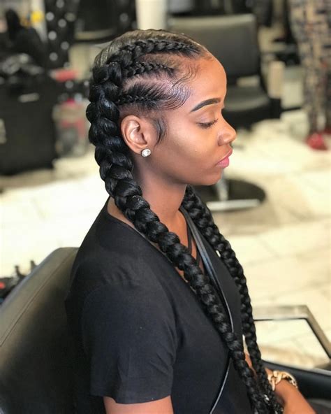 braid ideas black hair|two braids for black women.